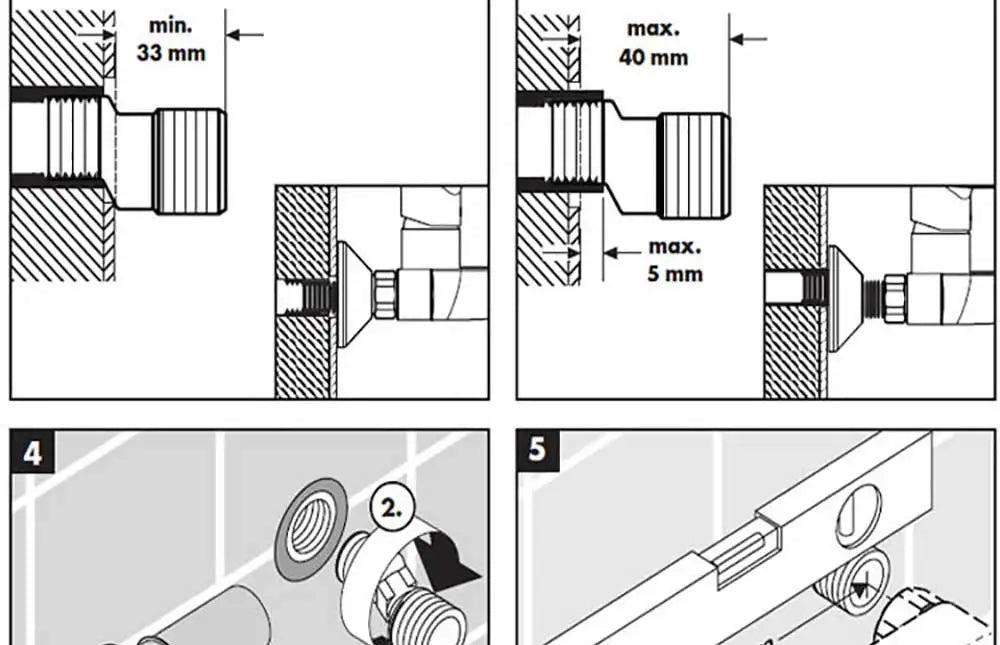 Black Digital Display Thermostatic Shower Faucet Bathroom Thermostatic 4 ways Rainfall Shower Mixer Tap,Shelf and Bidet Faucets - Shopifynow