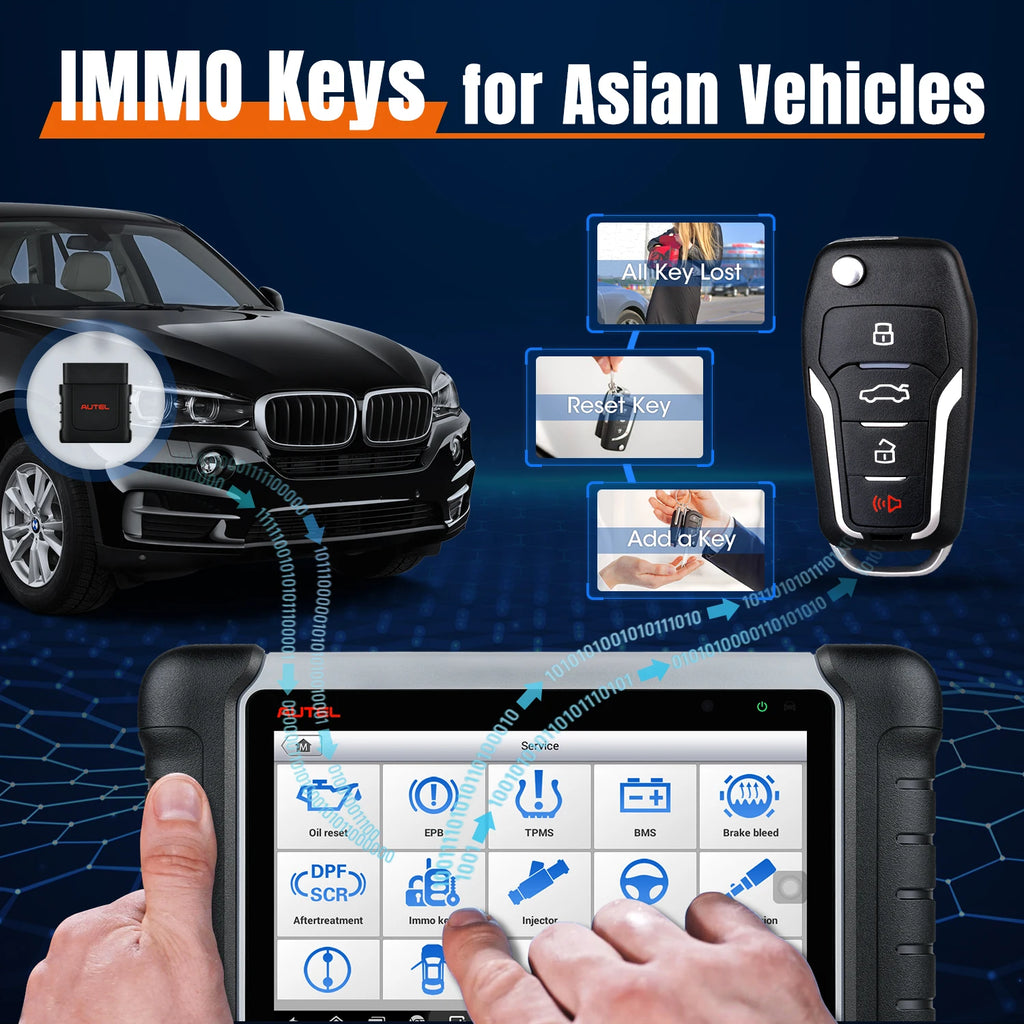 Autel MaxiCOM MK808BT PRO OBD2 Scanner Car Bi-directional Diagnostic Tool OBD2 Code Reader All System Diagnostic PK MK808KBT - Shopifynow