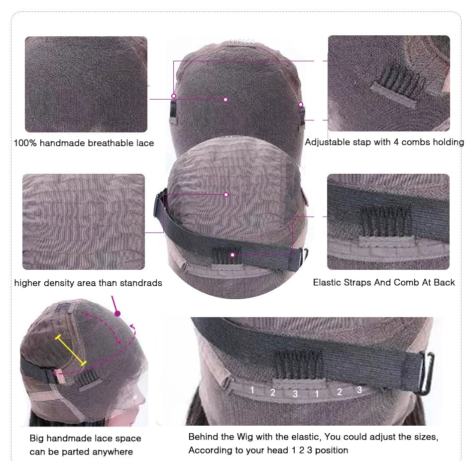 Chocolate Brown Curly Lace Front Human Hair Wigs 13x4 13x6 Brazilian Deep Wave Transparent HD Lace Frontal Wig 4x4 Glueless Wigs Shopifynow