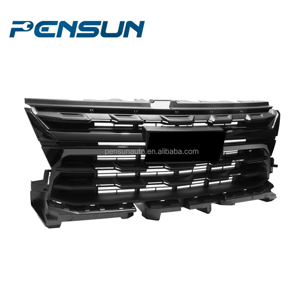 Factory Direct Sales Gloss Black Front Upper Grille Assembly Front Bumper Grille Grill Chrome 16-18 for Chevrolet Silverado 1500 - Shopifynow