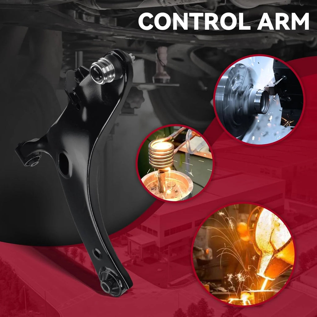 Frenzybro 12pcs Front Lower Control Arm with Ball Joints Sway Bar Links Inner Outer Tie Rods for XV Crosstrek 2013-2017 - Shopifynow