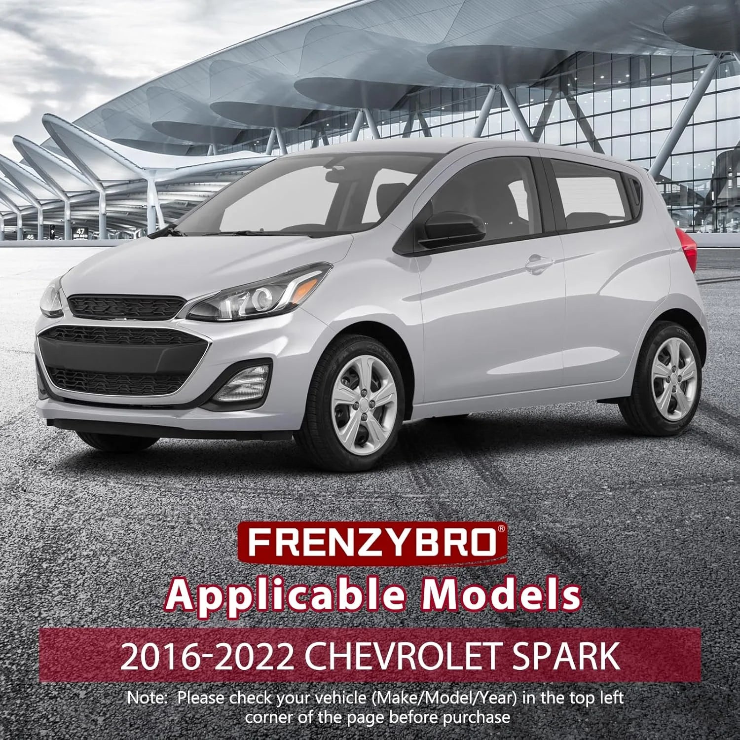 Frenzybro 10pcs Front Lower Control Arm with Ball Joints Sway Bar Links Tie Rod Ends and Boots for Chevrolet Spark 2016-2022 FWD - Shopifynow