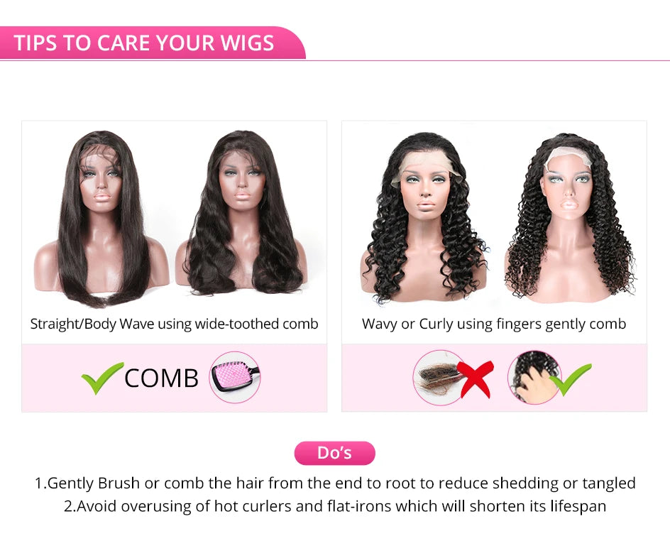 300% High Density Loose Deep Wave 40Inch 13x6 13x4 HD Lace Frontal Human Hair Wig Full Glueless Ready To Go Preplucked Curly Wig - Shopifynow