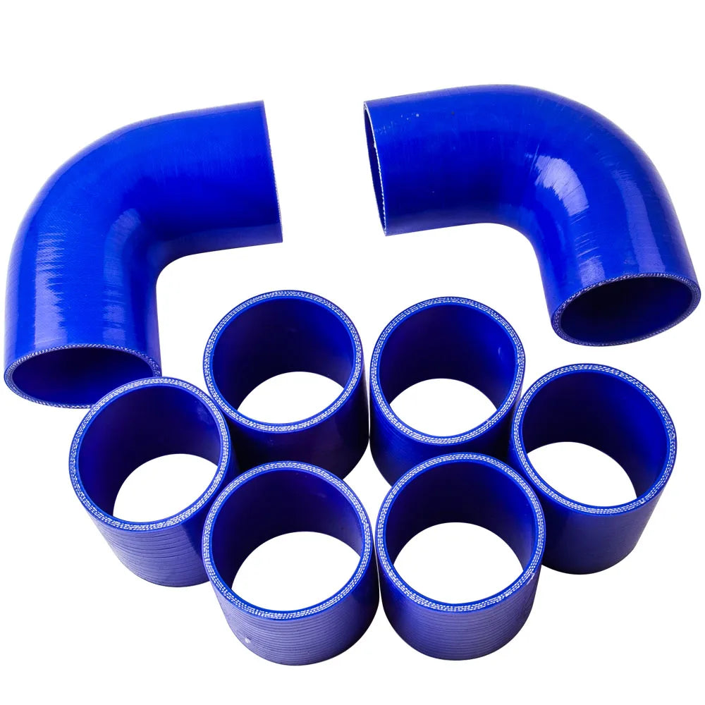 600x300x76 2.5" Intercooler Pipe ALLOY UNIVERSAL TURBO HARD PIPE 3" Thickness - Shopifynow