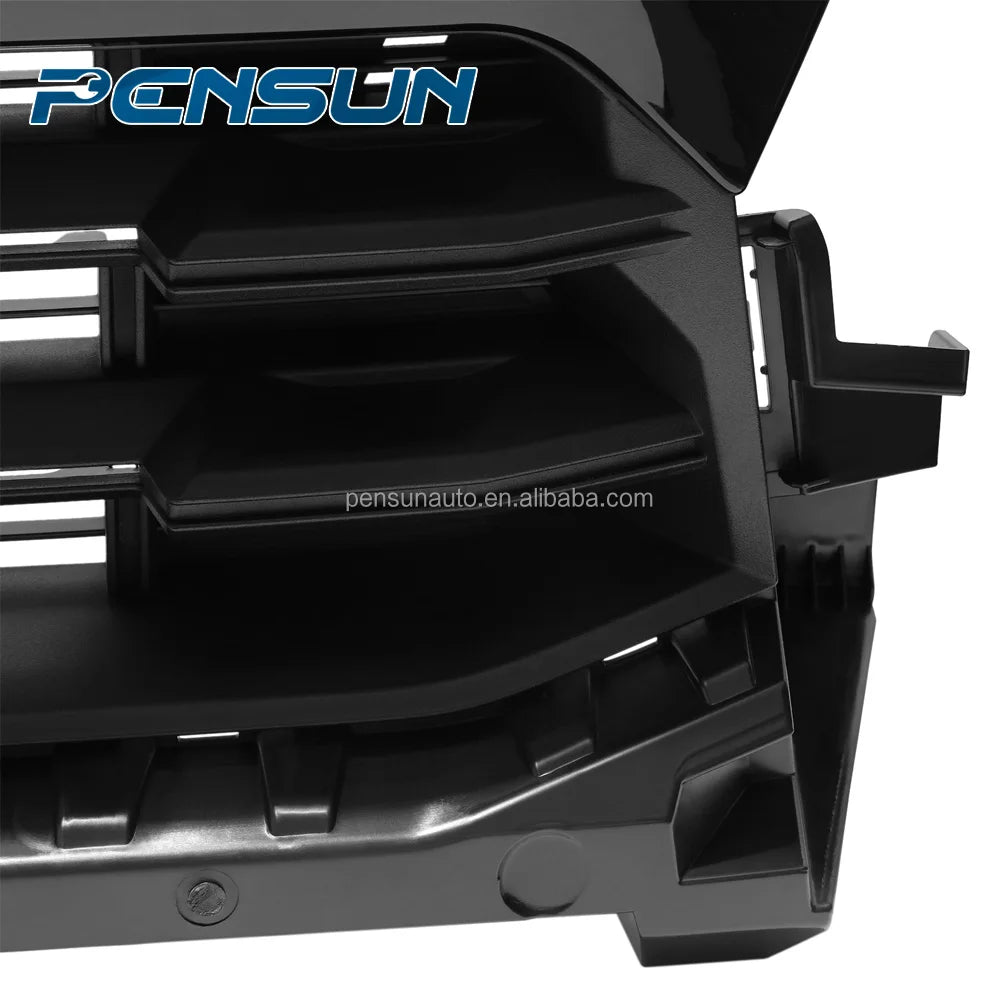 Factory Direct Sales Gloss Black Front Upper Grille Assembly Front Bumper Grille Grill Chrome 16-18 for Chevrolet Silverado 1500 - Shopifynow