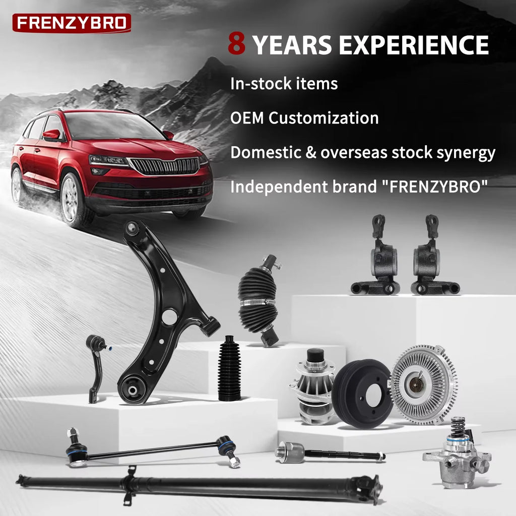 Frenzybro 12pcs Front Lower Control Arm with Ball Joints Sway Bar Links Inner Outer Tie Rods for XV Crosstrek 2013-2017 - Shopifynow