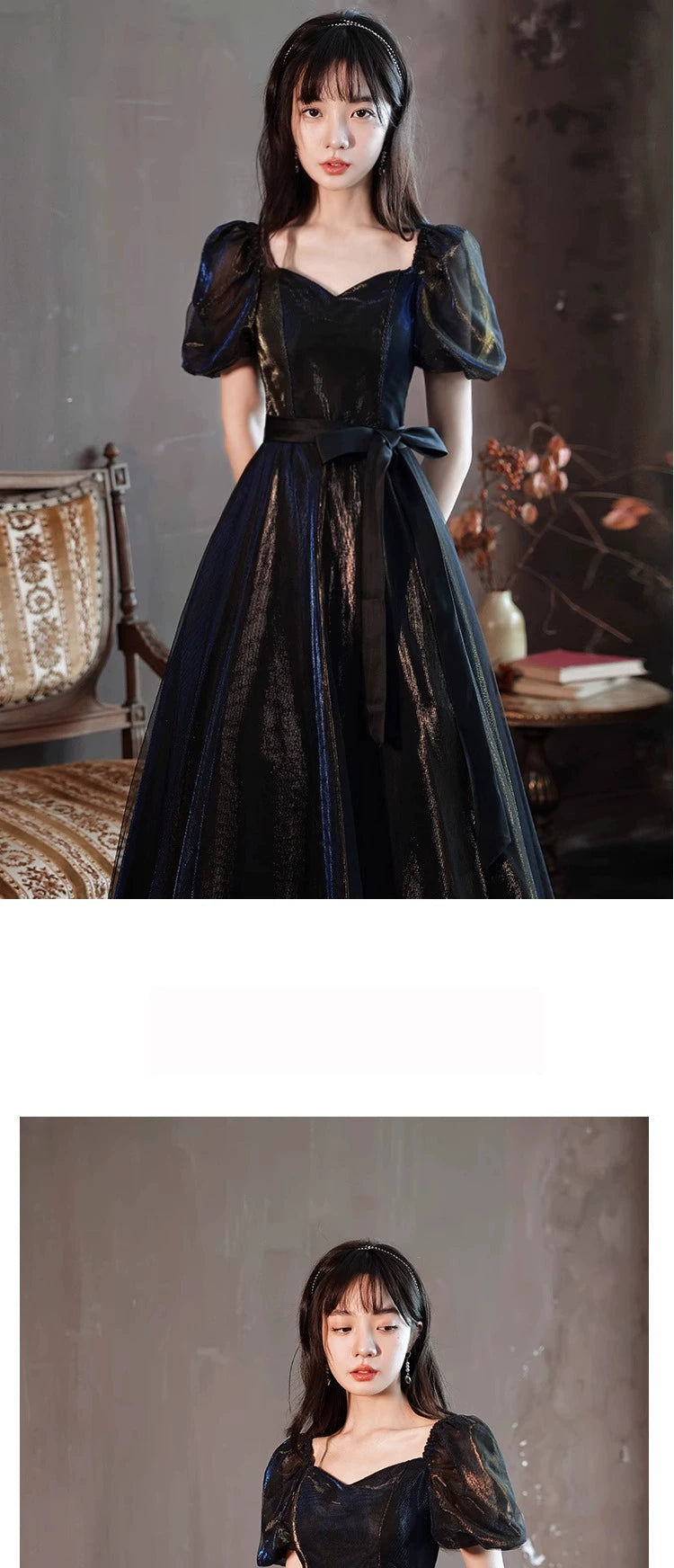 Black Evening Dress for Women Banquet Temperament Accessible Luxury Host Dress Classy Niche Style Birthday Adult Ceremony Slim Looking Summer Shopifynow