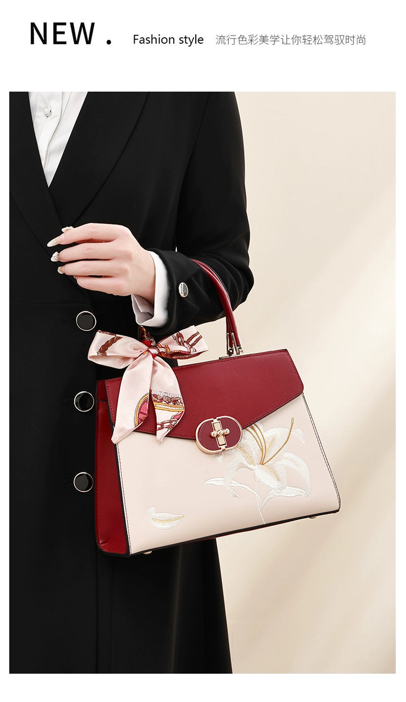 Chinese Style Mother Bag Wedding Bag Female Fancy Middle-Aged Red Wedding Bag Elegant Mother-in-Law Wedding Handbag Shopifynow