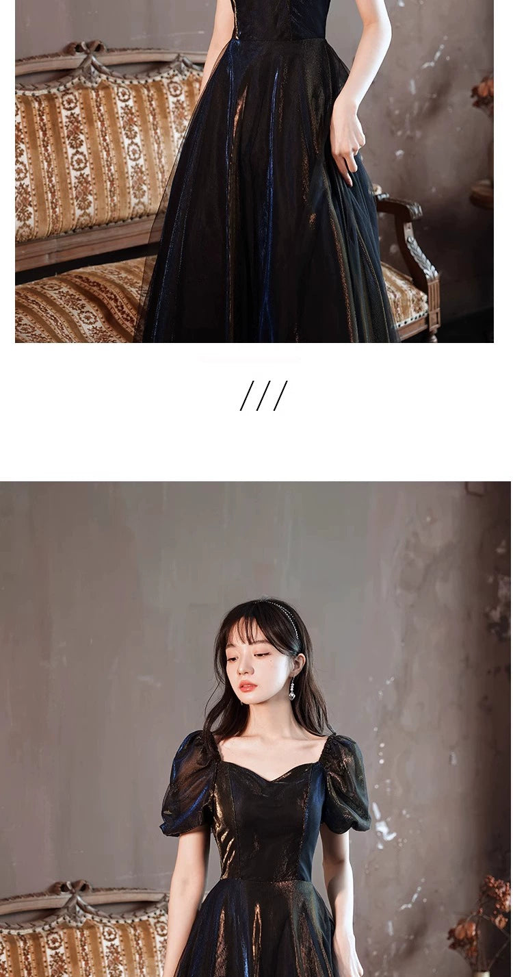 Black Evening Dress for Women Banquet Temperament Accessible Luxury Host Dress Classy Niche Style Birthday Adult Ceremony Slim Looking Summer Shopifynow