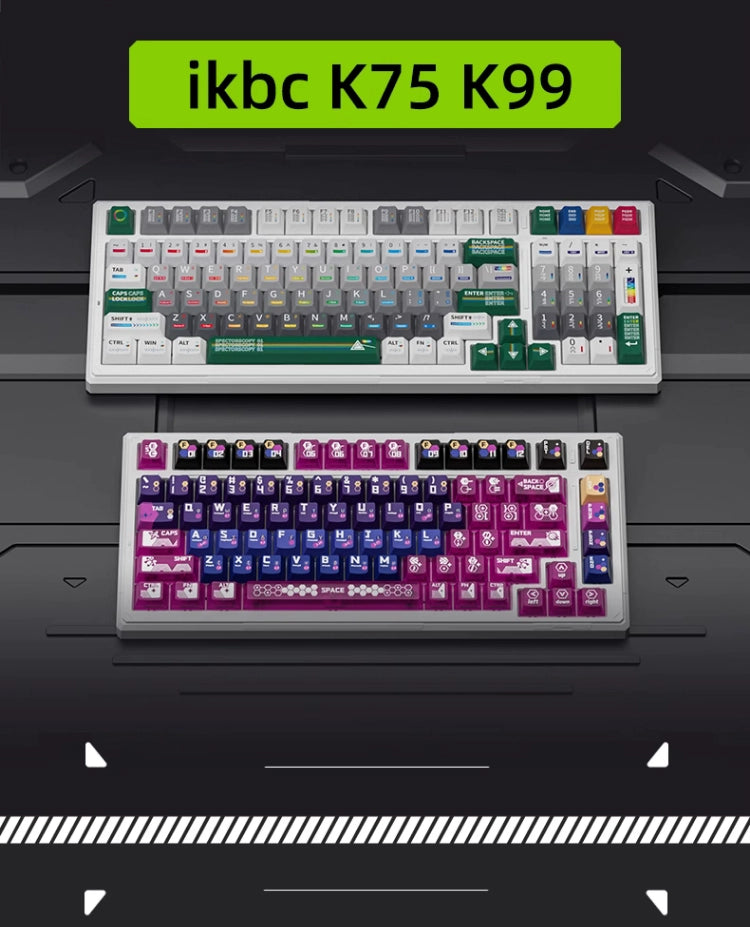 Ikbc Wireless Bluetooth Mechanical Keyboard Customized K99/K87 Three-Mode RGB Boys Only for E-Sports Game Keyboard Shopifynow