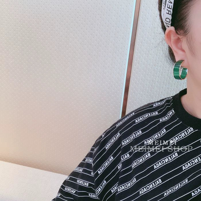 Candy Color Imported Ins Internet Celebrity Transparent Female Earrings Shopifynow