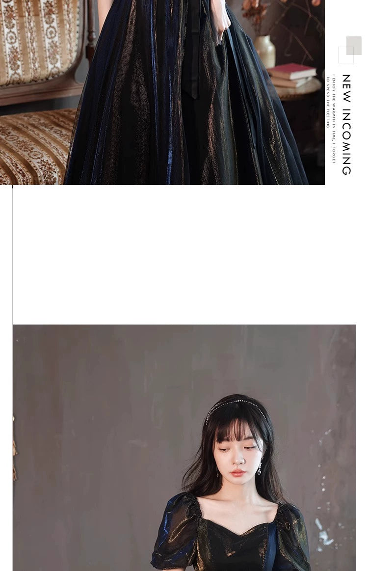 Black Evening Dress for Women Banquet Temperament Accessible Luxury Host Dress Classy Niche Style Birthday Adult Ceremony Slim Looking Summer Shopifynow