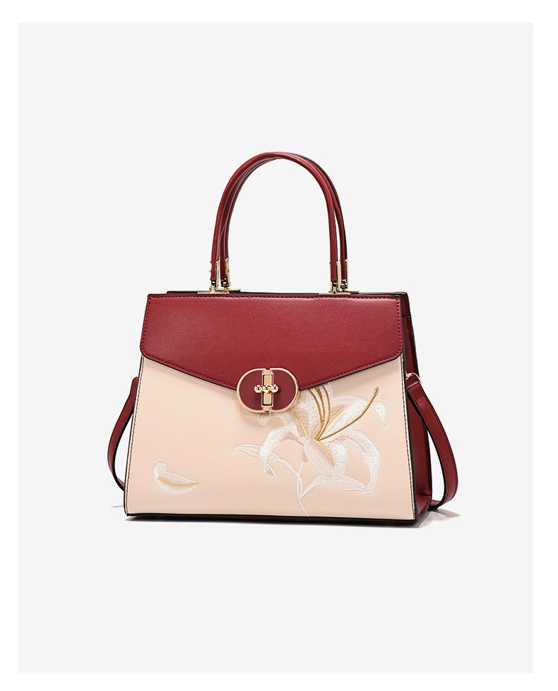 Chinese Style Mother Bag Wedding Bag Female Fancy Middle-Aged Red Wedding Bag Elegant Mother-in-Law Wedding Handbag Shopifynow