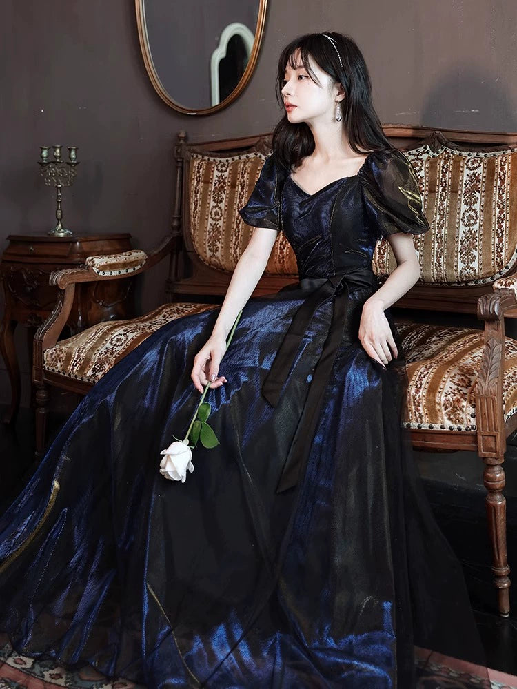 Black Evening Dress for Women Banquet Temperament Accessible Luxury Host Dress Classy Niche Style Birthday Adult Ceremony Slim Looking Summer Shopifynow
