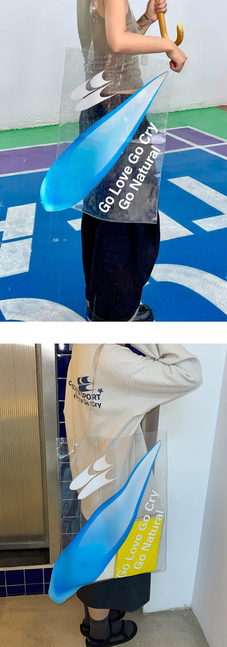 Cryingcenter Tears Flew PVC Handbag Crying Center Shopifynow