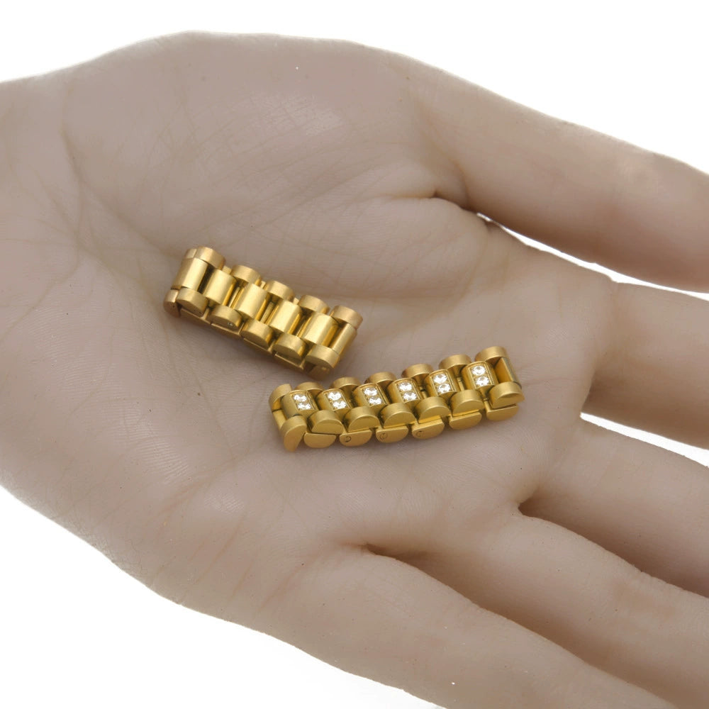 INS Street Hip-Hop Misae Same Style Stylish Minimalist Retro Titanium Steel Watch Tank Chain 18K Domineering Ring Men's Fashion Shopifynow