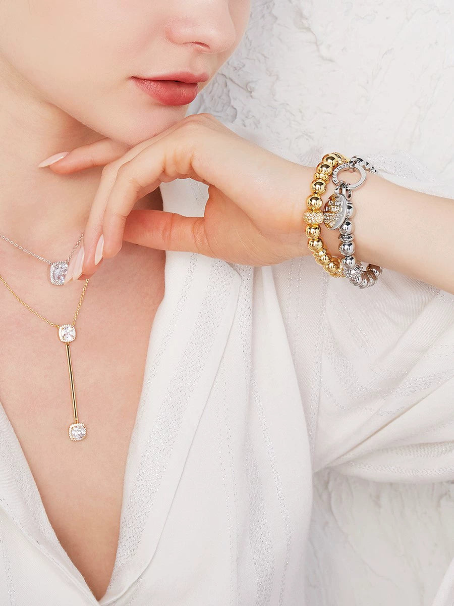 INS Minimalist Fancy Gold Lucky Beads Bracelet Female European and American Street Shot Fashion Elegant HB Original Design Bracelet Shopifynow