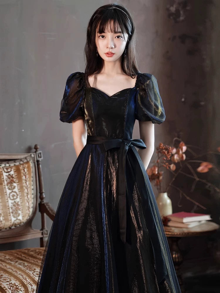 Black Evening Dress for Women Banquet Temperament Accessible Luxury Host Dress Classy Niche Style Birthday Adult Ceremony Slim Looking Summer Shopifynow