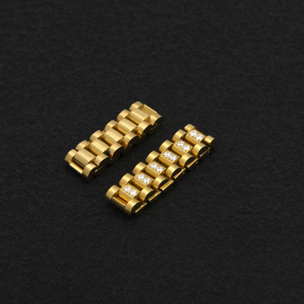 INS Street Hip-Hop Misae Same Style Stylish Minimalist Retro Titanium Steel Watch Tank Chain 18K Domineering Ring Men's Fashion Shopifynow