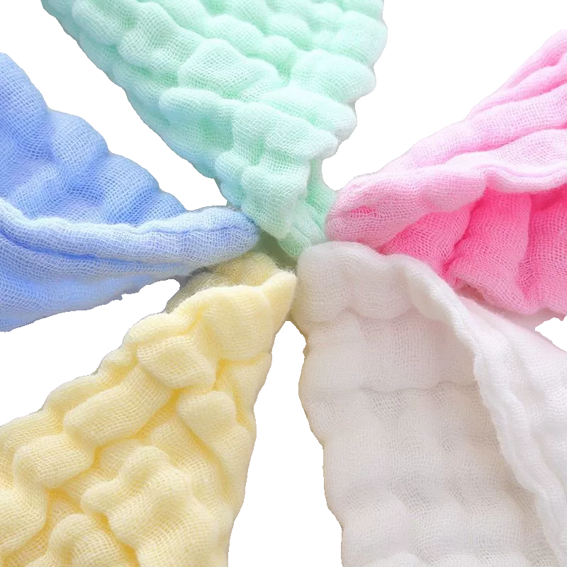 Baby Pure Cotton Gauze Towel Saliva Towel Baby Washing Face Small Square Towel Newborn Baby Child Dedicated Product Soft Bath Towel Shopifynow