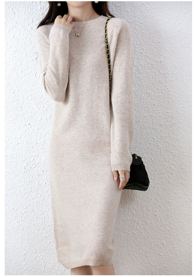 Erdos Mid-Length Sweater Skirt Cashmere Sweater Shopifynow