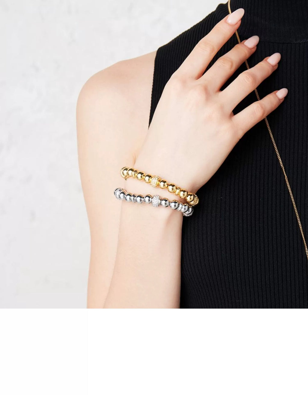 INS Minimalist Fancy Gold Lucky Beads Bracelet Female European and American Street Shot Fashion Elegant HB Original Design Bracelet Shopifynow