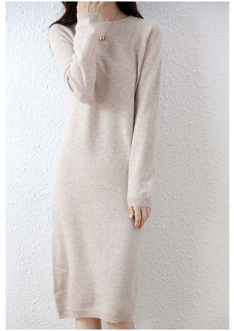 Erdos Mid-Length Sweater Skirt Cashmere Sweater Shopifynow