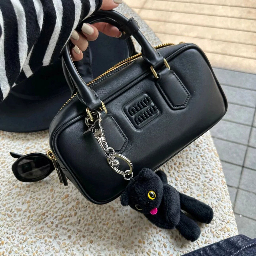 2025 New Arrival Fall and Winter Retro Coffee Color Bowling Bag Fashion All-Match Boston Bag Shoulder Women's Crossbody Handbag Shopifynow