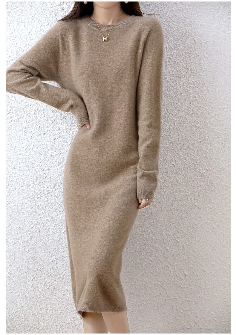 Erdos Mid-Length Sweater Skirt Cashmere Sweater Shopifynow