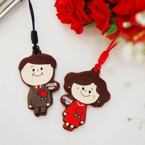Special Mother's Day Screen Mom and Dad Phone Pendant Shopifynow