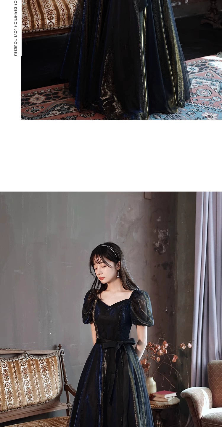 Black Evening Dress for Women Banquet Temperament Accessible Luxury Host Dress Classy Niche Style Birthday Adult Ceremony Slim Looking Summer Shopifynow