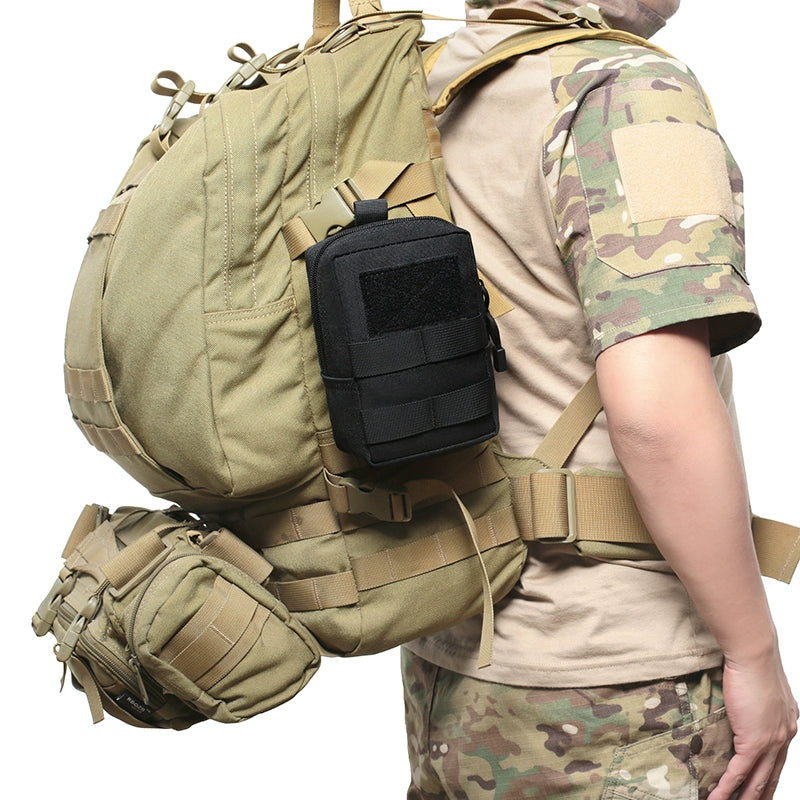 Ltd Outdoor 1000D Commuter Bag Molle Tactical Mobile Phone Pannier Bag EDC Accessories Multi-Functional Portable Sundries Waist Bag Shopifynow