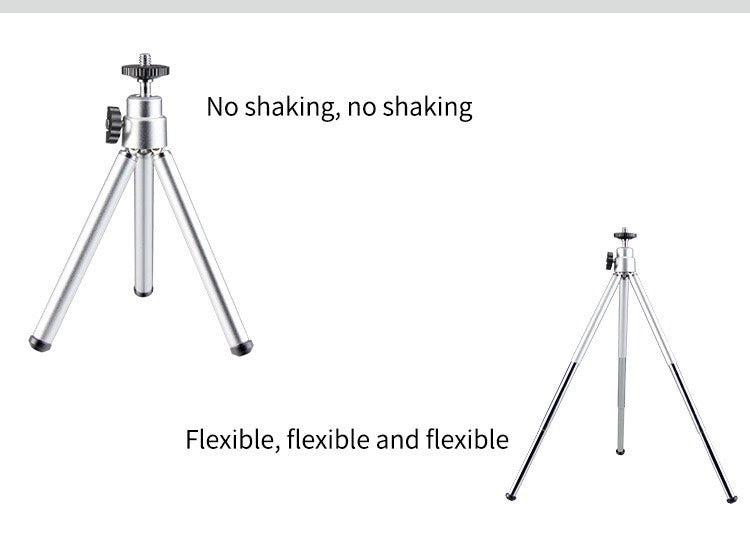 Flashlight Tripod with U-Shaped Headlight Holder Telescopic Bracket Mini-Portable-Degree Rotation Shopifynow