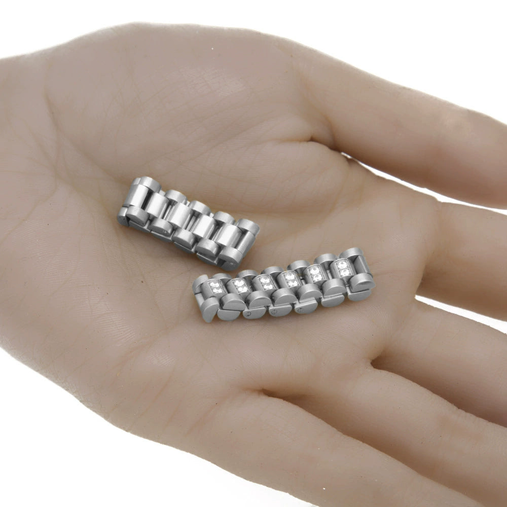 INS Street Hip-Hop Misae Same Style Stylish Minimalist Retro Titanium Steel Watch Tank Chain 18K Domineering Ring Men's Fashion Shopifynow