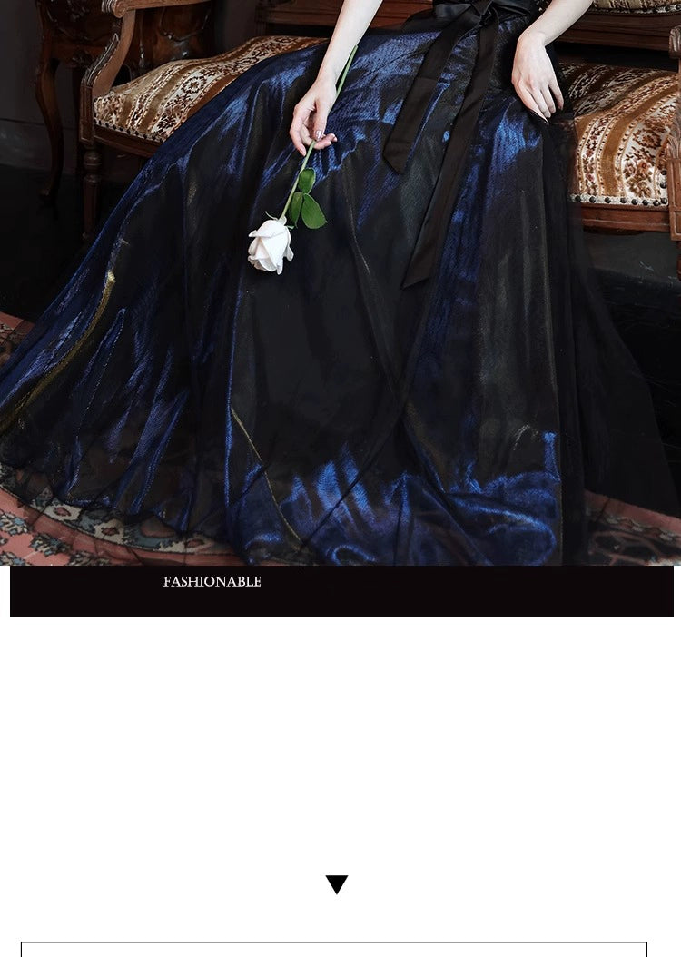 Black Evening Dress for Women Banquet Temperament Accessible Luxury Host Dress Classy Niche Style Birthday Adult Ceremony Slim Looking Summer Shopifynow