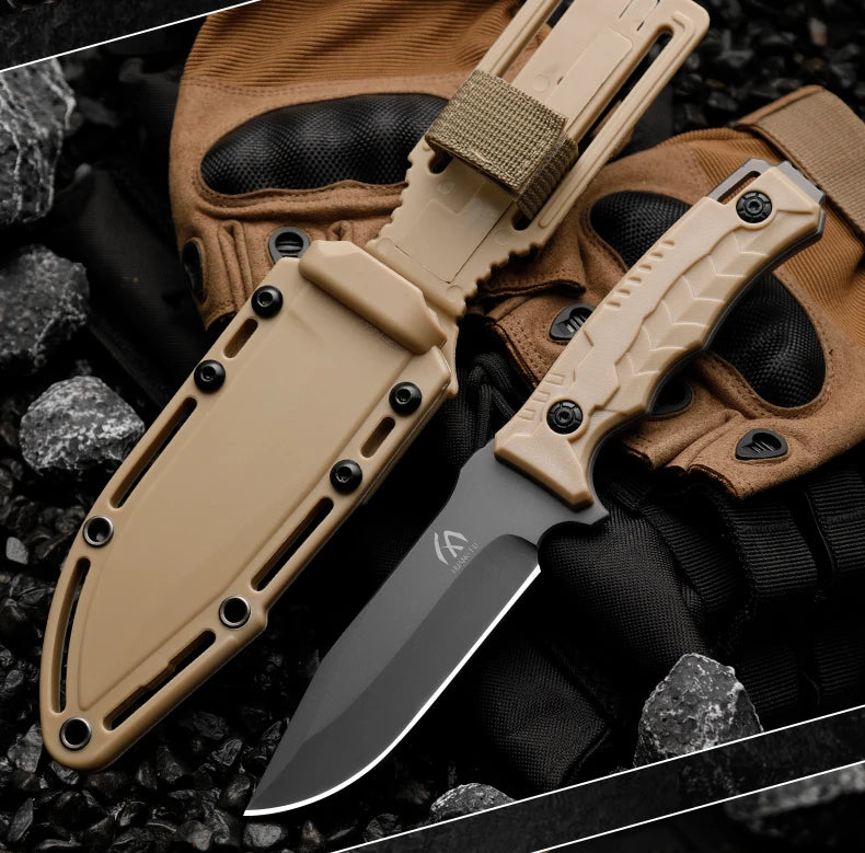 HUANGFU High quality fixed blades, outdoor straight knives, wilderness survival knives, men's knives, tactical knives Shopifynow