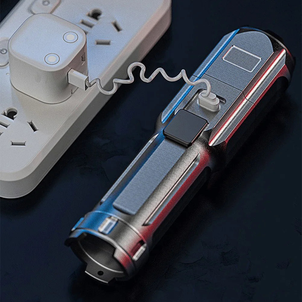 395nm Blacklight Flashlight USB Rechargeable Ultraviolet Blacklight Portable Torch Light for Pet Urine Detection Resin Curing Shopifynow