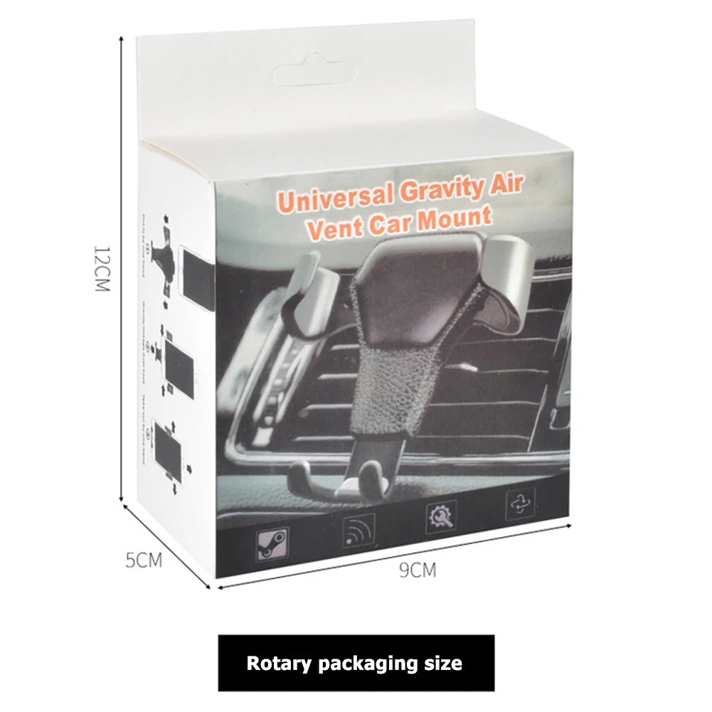 Universal Gravity Car Phone Holder Support No Magnetic Air Vent GPS Clip Mount Shopifynow