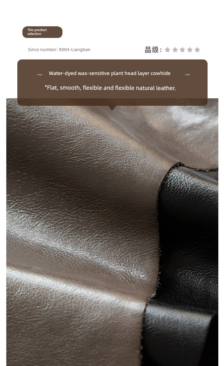 Fan Jia Leather Vegetable Tanned Full-Grain Leather Cowhide Leather Women's 2025 New Arrival Boston Shoulder Work Clothing Bowling Bag Shopifynow