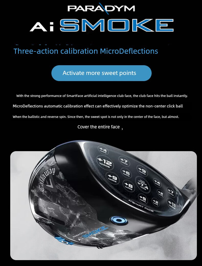 24 New Arrival Callaway Caraway Golf Club Rod Set Male AI Smoke Wooden Pole Matching Apex Iron Pole Shopifynow