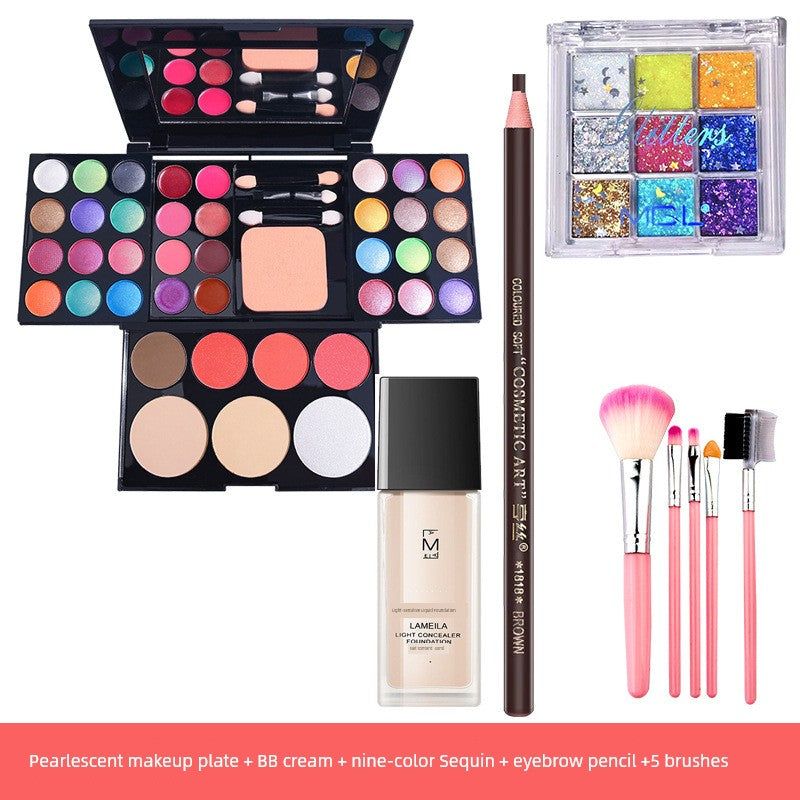 39 Colors Cosmetic Powder Box Makeup Set Complete Set Non-Toxic Stage Performance Eye Shadow Plate Kids 61 Blush Shopifynow