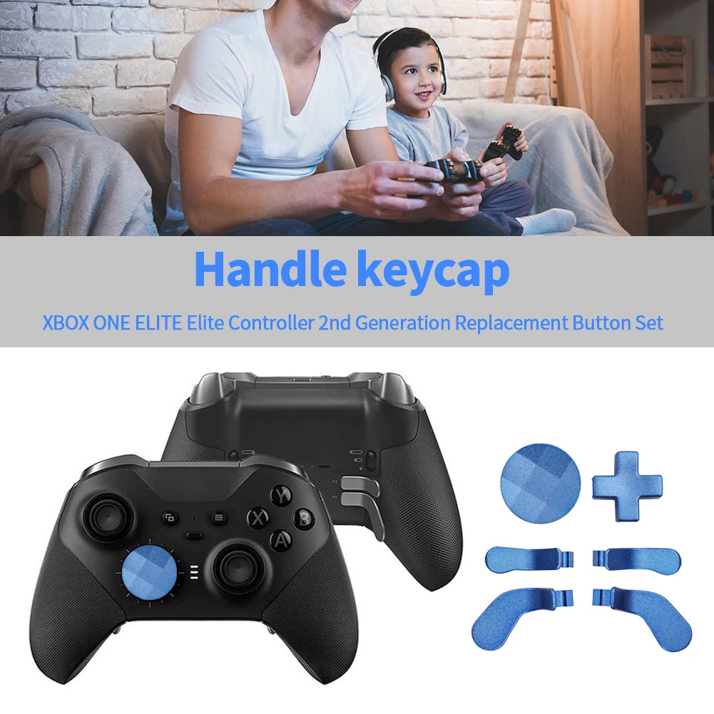 6Pcs for XBOX ONE ELITE 2 Gen Keycap Game Controller Trigger Button Thumb Grip Joypad Gamepad Replacement Set Accessories Shopifynow