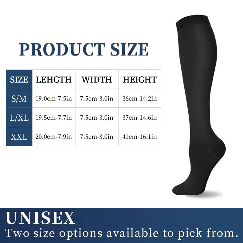4 pairs compression socks for men and women for running, cycling, yoga, and travel mid-calf socks Shopifynow