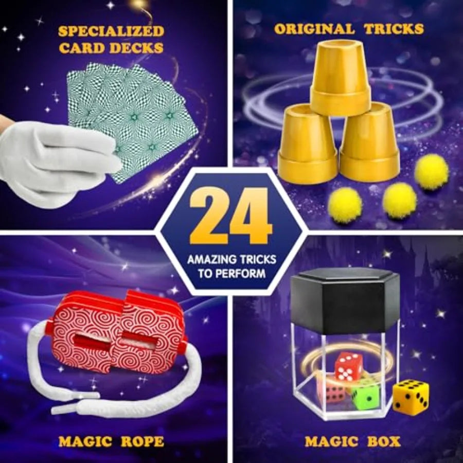 Advent Calendar 2025 Magic Set Tricks Toys for to Perform with Video STEM Gifts for 812 Age Teen Boys and Girls Christmas Gifts Shopifynow