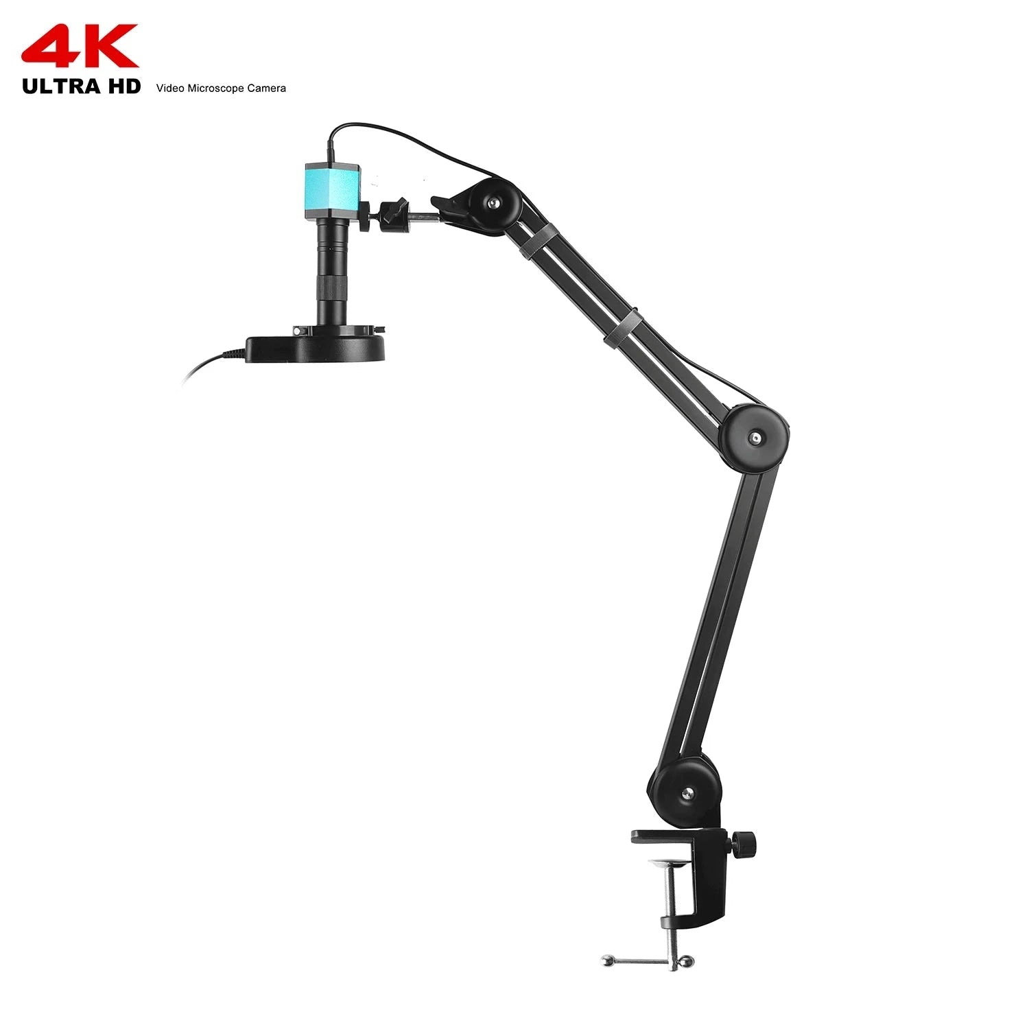HD 4K Electron Microscope For Soldering 48MP HDMI USB Digital Camera Sony Sensor 150X Lens Reinforced Bracket Reduces Vibration Shopifynow