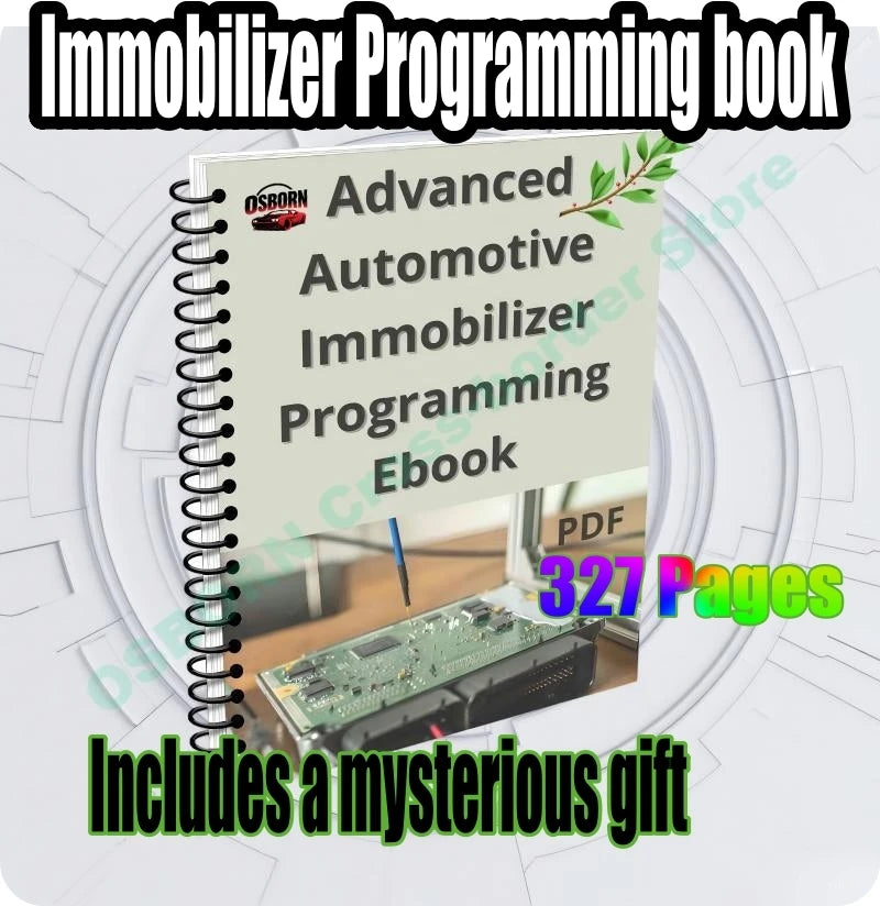 Hot Advanced IMMO BOOK Automotive Immobilizer Programming Ebook 327 Pages PDF Check/Diagnose/Repair Car Control Box ECU Teaching - Shopifynow