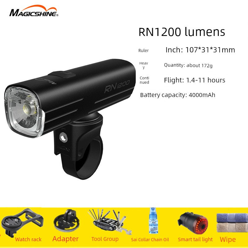 Majixuan Bicycle Headlight Mountain Highway Vehicle Night Riding Waterproof Strong Light Lighting Lifting Hanging Flashlight Rn1500 Shopifynow