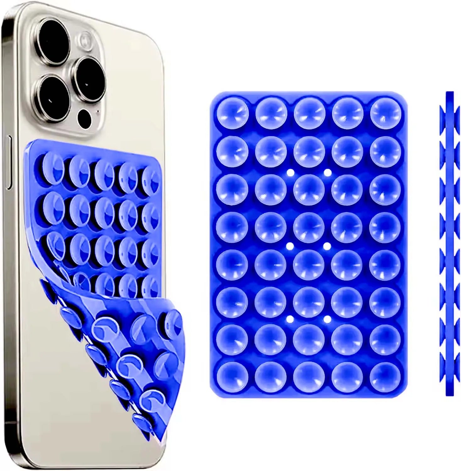 Silicone Suction Cup Phone Case Mount Double Sided Hands-Free Strong Grip Holder for Selfies and Videos for iPhone Android Shopifynow