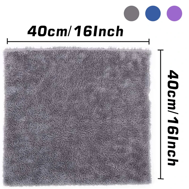 3/5/10pcs Car Wash Microfiber Towel Cleaning Drying Car Polishing Cloth Soft Edgeless Car Detailing Waxing Towel 40X40CM 350GSM Shopifynow