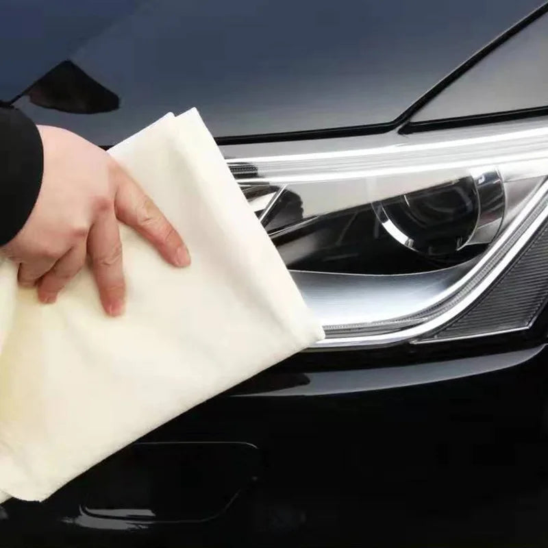 1PCS 60x90cm Natural Chamois Leather Car Washing Towels Super Absorbent Car Home Window Glass Quick Drying Wash Towel Shopifynow